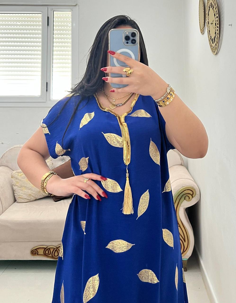 جلابية نسائية أنيقة – متوفرة بعدة ألوان ✨